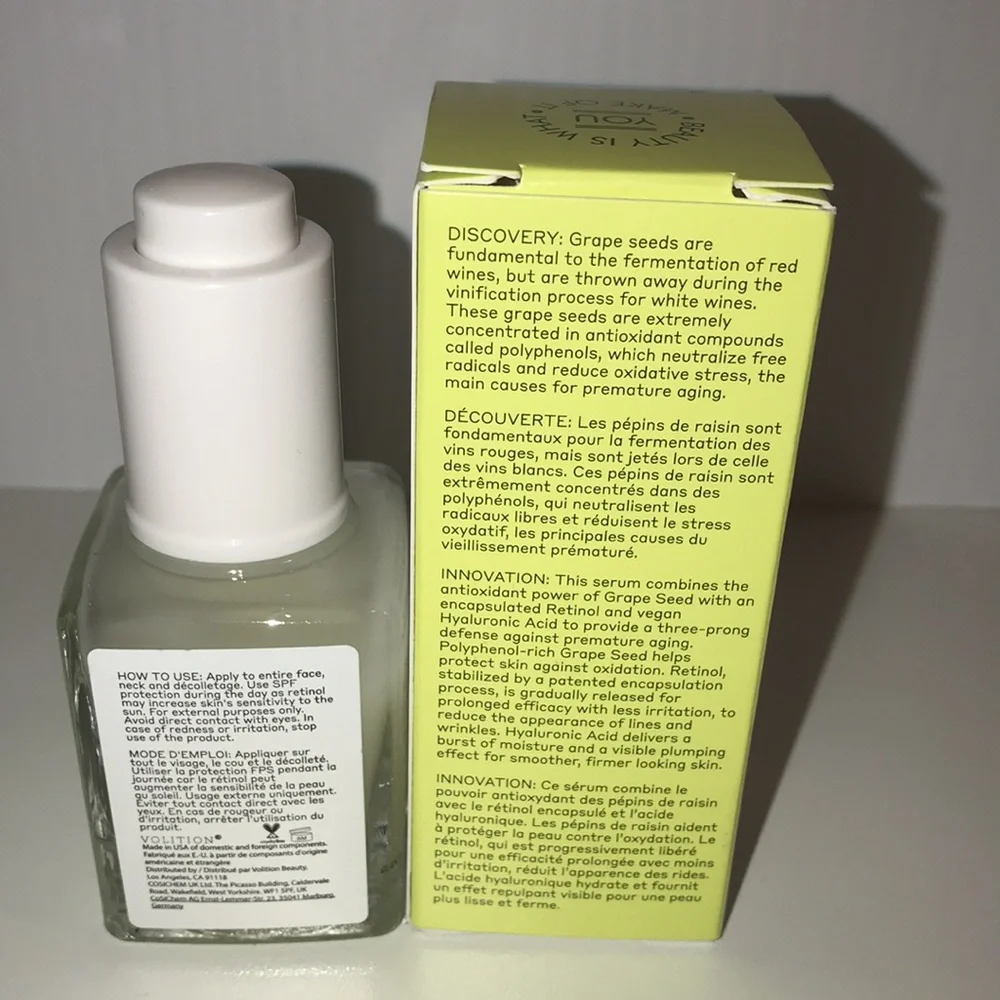 Volition SéMIllion Overnight Retinol Serum 1.1oz NEW - Picture 2 of 9